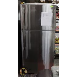 GE STAINLESS STEEL STANDARD FRIDGE W/