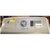 Image 2 : GE WHITE WASHING MACHINE W/ STAINLESS STEEL