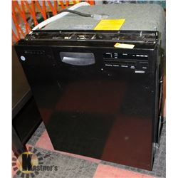 GE BLACK DISHWASHER W/ STAINLESS STEEL INTERIOR