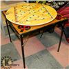 Image 1 : HAND PAINTED GAMES TABLE ( POKER & SCRABBLE)