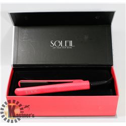 SOLEIL MINI PINK FLAT IRON WITH CERAMIC PLATES
