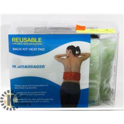 IQ MASSAGER REUSABLE BACK KIT HEATING PAD