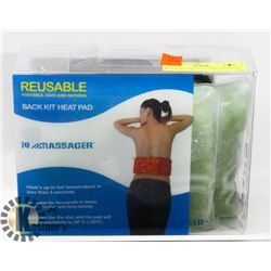 IQ MASSAGER REUSABLE BACK KIT HEATING PAD