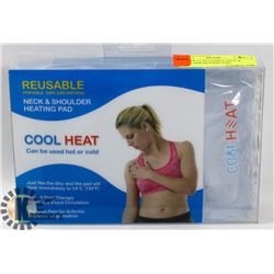 COOLHEAT REUSABLE NECK & SHOULDER HEATING PAD