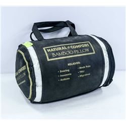 NEW BAMBOO QUEEN SIZE NATURAL COMFORT PILLOW