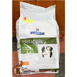 HILLS PRESCRIPTION DIET DOG FOOD - METABOLIC 7.7 L