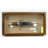 Image 1 : JIM BOWIE KNIFE FRAMED BY FRANKLIN MINT.