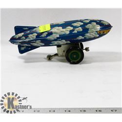 VINTAGE TIN WIND UP ZEPPELIN.
