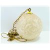 Image 1 : MID CENTURY MODERN HANGING BALL SWAG LAMP FROM