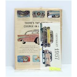 ORIGINAL 1957 CHEVY DEALER BROCHURE &