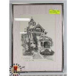 ORIGINAL PEN & INK OR SAN FRANCISCO MANOR SIGNED