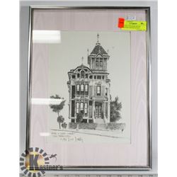 ORIGINAL PEN & INK OR SAN FRANCISCO MANOR SIGNED
