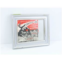 VINTAGE CALGARY STAMPEDE SOUVENIR COWBOY RECORD.