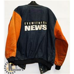 VINTAGE CFRN TV STATION JACKET MENS LARGE.