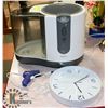 Image 1 : SUNBEAM HUMIDIFIER, CLOCK, GLUE GUN