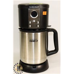 HAMILTON BEACH STAY OR GO 12 CUP STAINLESS COFFEE