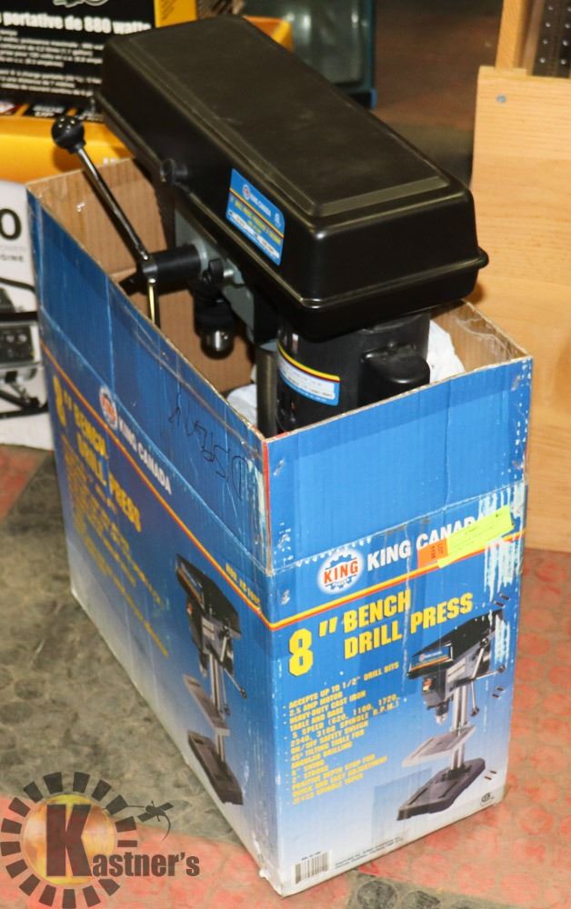 KING CANADA 8" BENCH DRILL PRESS LIKE NEW Kastner Auctions