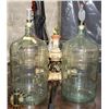 Image 1 : LOT OF 2 GLASS CARBOYS