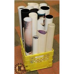 LARGE CRATE OF MOVIE AND COLLECTIBLE POSTERS