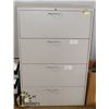 Image 1 : COMMERCIAL GAUGE 4 DRAWER FILING CABINET