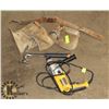 Image 1 : DEWALT DRILL WITH TOOL BELT AND CONTENTS