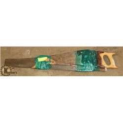 BUNDLE OF 4 CARPENTER'S HAND SAWS -