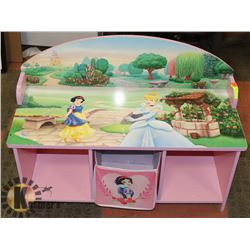 DISNEY PRINCESS 3-CUBE STORAGE BENCH