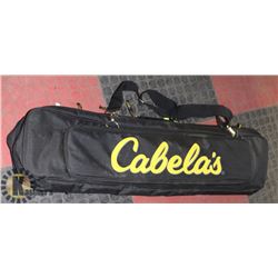 CABELA'S DOUBLE BAG CANVAS FISHING ROD