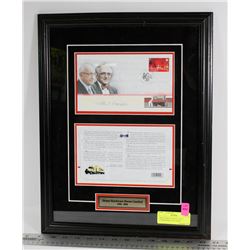 2004 FRAMED CANADA POST COMMEMORATIVE HOME