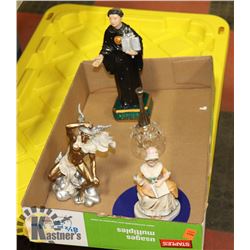 FLAT OF ESTATE HOME DECOR FIGURES AND BELL