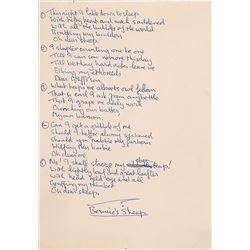 John Lennon Handwritten Poem