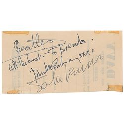 John Lennon and Paul McCartney Signatures