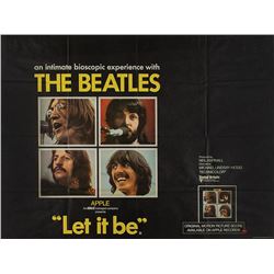 Beatles 1970 'Let It Be' Movie Poster