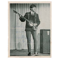 Paul McCartney Signed Photograph
