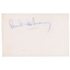 Image 1 : Paul McCartney Signed Promo Card