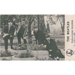 Beatles 1963 Parlophone Records Promotional Card