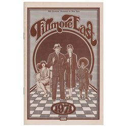 John Lennon and Frank Zappa Jam Session Fillmore East Program