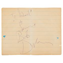 Bob Dylan Signature