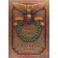 The Who and Grateful Dead 'Tombstone Poster'