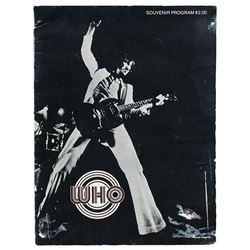 The Who 1971 Tour Program