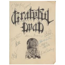 Grateful Dead Signed Songbook