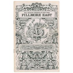 Grateful Dead Fillmore East Program