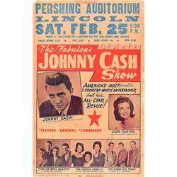 Johnny Cash and Luther Perkins Signed 1967 Poster
