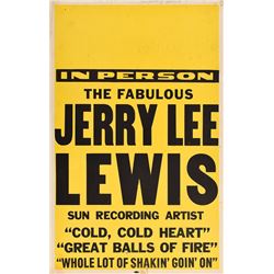 Jerry Lee Lewis 'In Person' Poster
