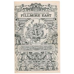 Woodstock: Creedence Clearwater Revival Fillmore East Program