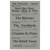Image 1 : The Yardbirds 1966 Bath Handbill