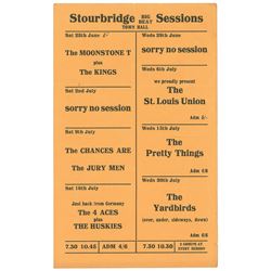 The Yardbirds 1966 Stourbridge Handbill