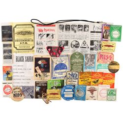 Boston: Sib Hashian's Passes and Keepsakes