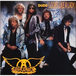 Aerosmith Signed 45 RPM Record