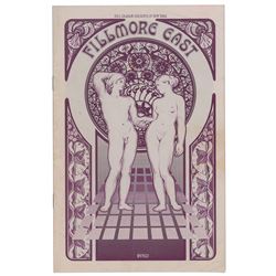 Allman Brothers and Canned Heat Fillmore East Program